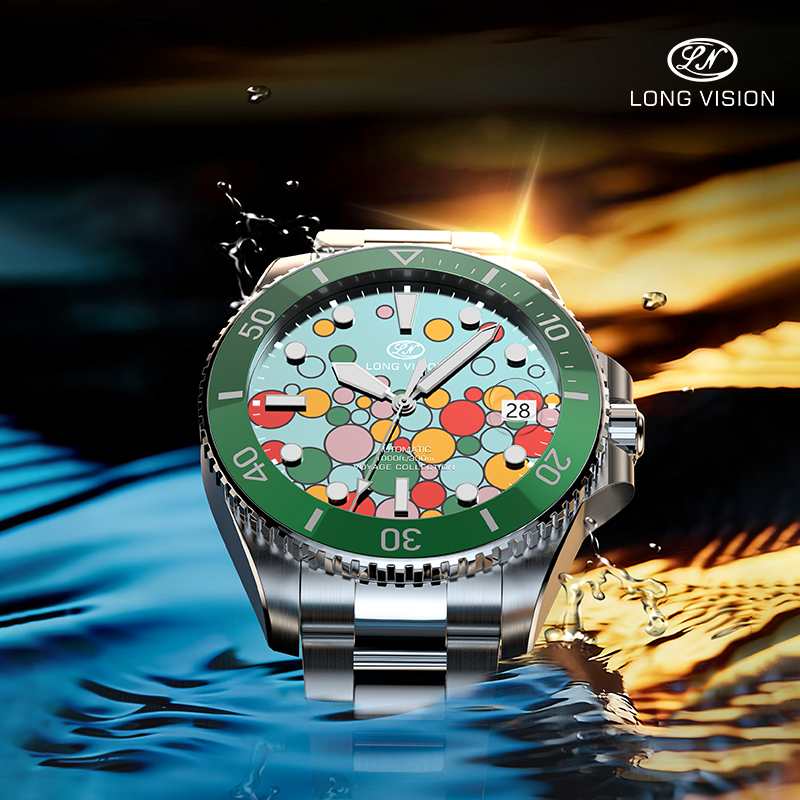 Long Vision YH019R Voyage Collection automatic watch