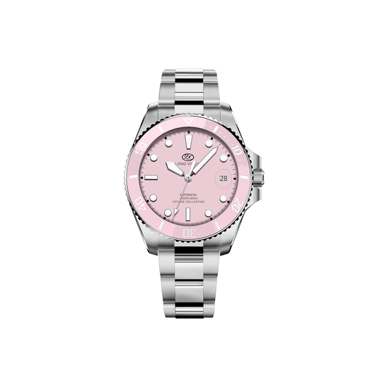 Long Vision YH018T 41mm Watch 300M Waterproof Swiss SW200-1 Voyage Collection Automatic Watch