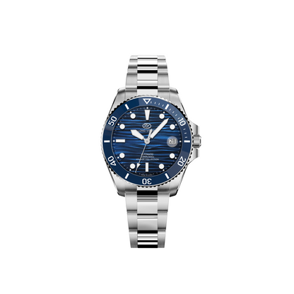 Long Vision YH019C 37mm  Automatic Dress Watch 300M Waterproof Swiss SW200-1 Voyage Collection Automatic Watch