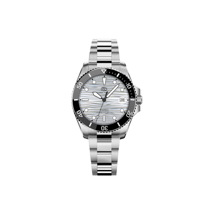 Long Vision YH019D 37mm  Automatic Dress Watch 300M Waterproof Swiss SW200-1 Voyage Collection Automatic Watch