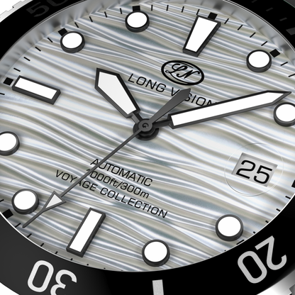 Long Vision YH018D 41mm Watch 300M Waterproof Swiss SW200-1 Voyage Collection Automatic Watch