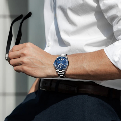 Long Vision YH018C 41mm Watch 300M Waterproof Swiss SW200-1 Voyage Collection Automatic Watch