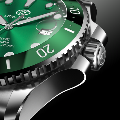 Long Vision YH019L 37mm  Automatic Dress Watch 300M Waterproof Swiss SW200-1 Voyage Collection Automatic Watch