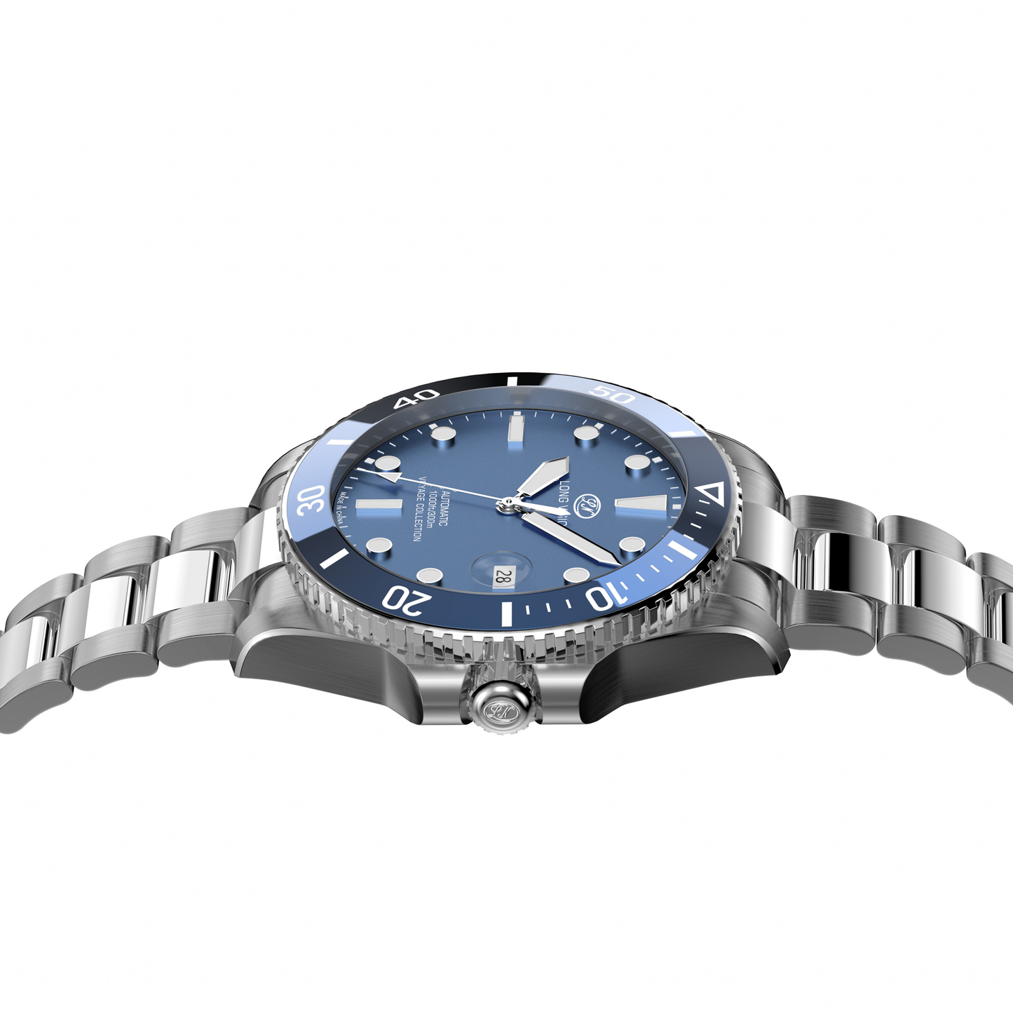 Long Vision YH018J 41mm Watch 300M Waterproof Swiss SW200-1 Voyage Collection Automatic Watch