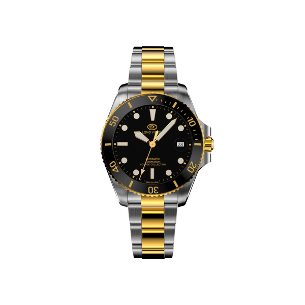 Long Vision YH018Q 41mm Watch 300M Waterproof Swiss SW200-1 Voyage Collection Automatic Watch
