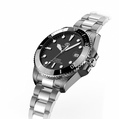 Long Vision YH019F 37mm  Automatic Dress Watch 300M Waterproof Swiss SW200-1 Voyage Collection Automatic Watch