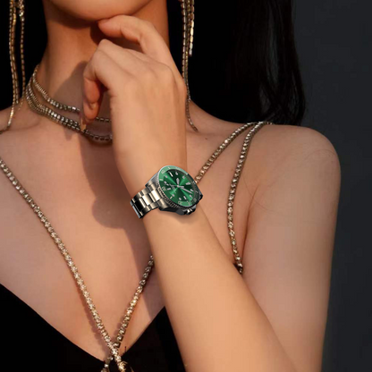Long Vision YH019L 37mm  Automatic Dress Watch 300M Waterproof Swiss SW200-1 Voyage Collection Automatic Watch