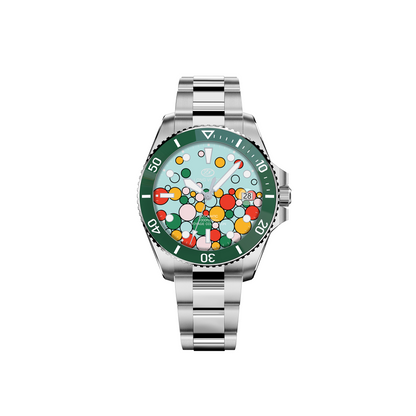 Long Vision YH018R 41mm  Watch 300M Waterproof Swiss SW200-1 Voyage Collection Automatic Watch