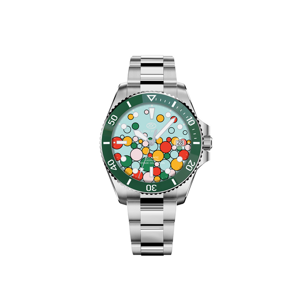 Long Vision YH018R 41mm  Watch 300M Waterproof Swiss SW200-1 Voyage Collection Automatic Watch