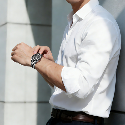Long Vision YH018A 41mm  Watch 300M Waterproof Swiss SW200-1 Voyage Collection Automatic Watch