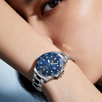 Long Vision YH019C 37mm  Automatic Dress Watch 300M Waterproof Swiss SW200-1 Voyage Collection Automatic Watch