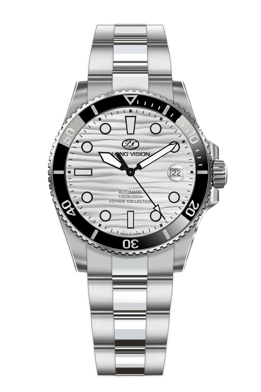 Long Vision YH019D Voyage Collection Automatic Watch featuring Swiss precision and 300m water resistance.